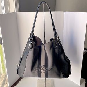 COACH EDIE CARRIAGE SHOULDER BAG!